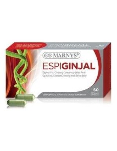 Espiginjal ( Espirulina+ Ginseng+Jalea Real)    60 Cápsulas 340 Mg Marnys