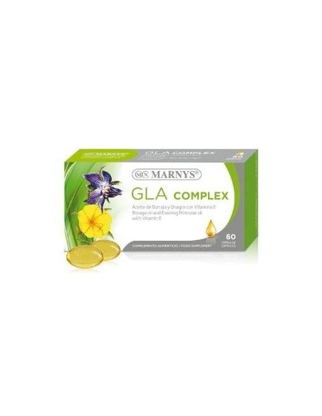 Gla Complex - Onagra + Borraja   60 Cápsulas X 515 Mg Marnys