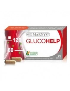 Glucohelp   Extracto Cinnamomum Cassia +Cromo+ ?-Caroteno Vitaminas   60 Cápsulas Vegetales Marnys