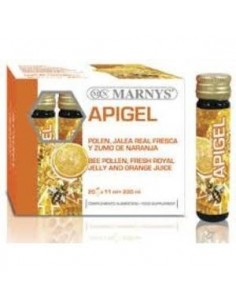 Apigel Jalea Real +Polen Abierto+Zumo Naranja    20 Viales X11Ml Marnys