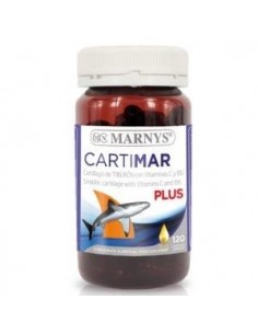 Cartimar Plus     Cartilago Tiburon+ Vitamina C+ Vitamina  B6    120 Cápsulas  X 500 Mg Marnys
