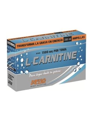 Carnitina Recovery 1,5 Gr. 20x10ml de Mega Plus