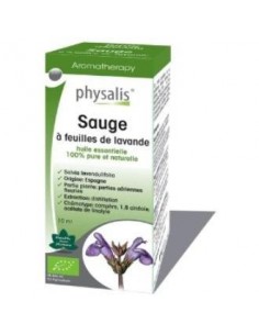 Aceite esencial de salvia de hojas de lavanda bio 10ml Physalis