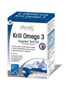 Krill omega 3 30 perlas Physalis