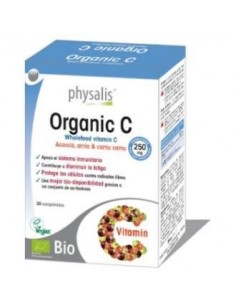 Organic C - Vitamina C bio 30 comprimidos Physalis