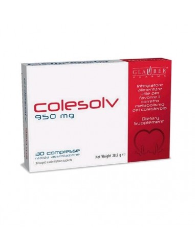 Gl Colesolv 30 Comp De Glauber Pharma