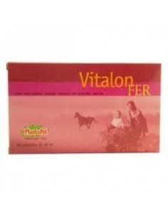 Vitalon Fer (Jalea Real, Hierro, Oligoelementos, Remolacha, Espinaca, Vitamina E) 20 amp. Plantapol
