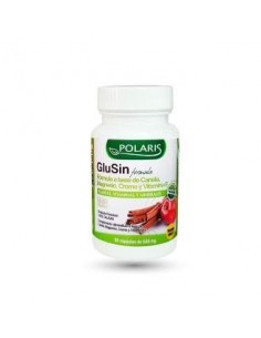Glusin (Canela + Magnesio) 600Miligramos 30 Cápsulas  Polaris