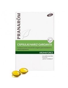 Aromaforce Nariz-Garganta 30Cap. Bio de Pranarom