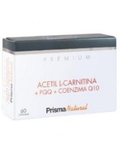Acetil L-Carnitina+Pqq+Q10 60 Cápsulas  Prisma Natural