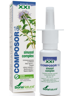 Composor 16 Sinusol Complex Xxi 25Ml. de Soria Natural