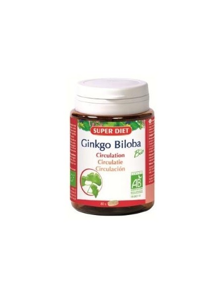 Ginkgo Biloba Bio - 80 Comprimidos de Superdiet