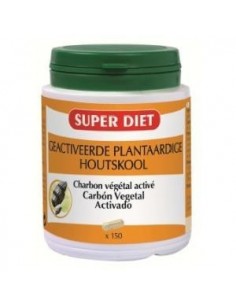 Carbon Vegetal Activado 150 Caps de Superdiet