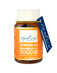 Vitamina D3 1000Ui 100 Comprimidos Estado Puro de Tongil