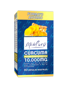 Curcuma 10.000Mg. 80Cap. Estado Puro de Tongil