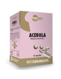 Acerola Vitamina C 45Caps. de Waydiet Natural Products