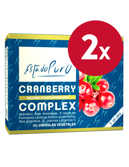 Pack 2 Unidades Cranberry Complex 30Cap. Estado Puro de Tong