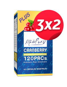 Pack 3X2 Cranberry 120 Pacs...