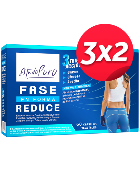 Pack 3X2 Fase Reduce En Forma 60Cap. Estado Puro de Tongil..
