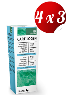 Pack 4x3 uds Cartilogen Gel...