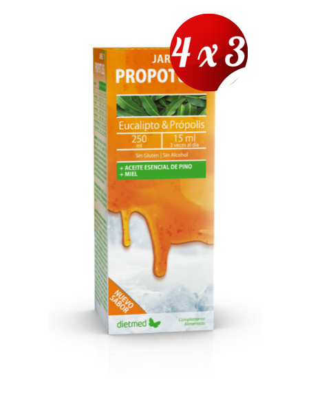 Pack 4x3 uds Propotuss Te Jarabe 250 Ml De Dietmed