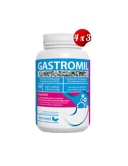 Pack 4x3 uds Gastromil Polvo 100 G De Dietmed
