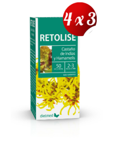 Pack 4x3 uds Retolise Crema...
