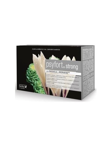 Pack 4x3 uds Psyfort Strong 20 X 15Ml Ampollas De Dietmed
