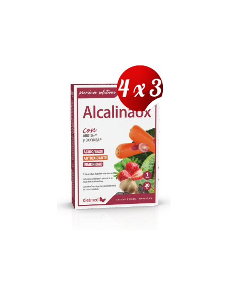Pack 4x3 uds Alcalinaox30 Capsulas De Dietmed