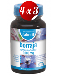 Pack 4x3 uds Borraja...