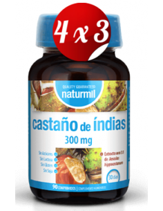 Pack 4x3 uds Castaño De...