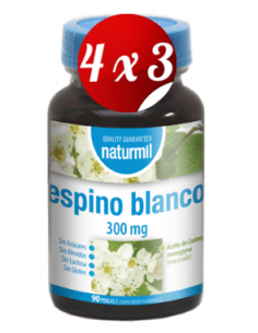 Pack 4x3 uds Espino Blanco...