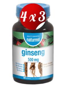 Pack 4x3 uds Ginseng 500Mg....
