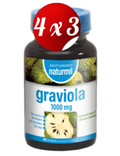 Pack 4x3 uds Graviola...