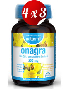 Pack 4x3 uds Onagra 500Mg....