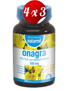Pack 4x3 uds Onagra 500Mg....