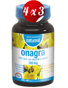 Pack 4x3 uds Onagra 500Mg....