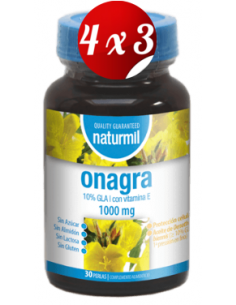 Pack 4x3 uds Onagra 1000Mg....
