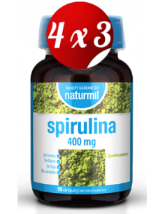 Pack 4x3 uds Spirulina...