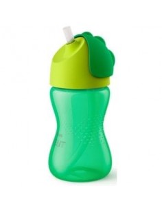 Vaso Con Pajita 300 Mililitros Verde Scf798/01 Avent