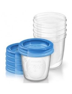 Set Recipientes Leche Materna 180 Ml 5Ud Scf619/05 Avent
