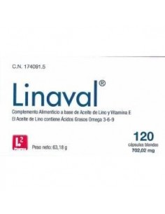 Linaval 120 Cápsulas  Ele2Pharma