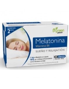 Melatonina 60 Cápsulas  B.Green (Lab. Lebudit)