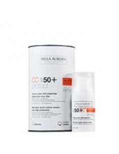 Crema Color Solar Spf 50+ Piel Sensible 30 Mililitros Bella Aurora
