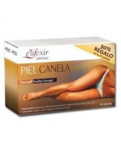 Elifexir Esenciall Piel Canela 80 Cápsulas  Elifexir
