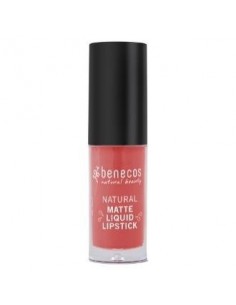 Barra De Labios Mate Liquida Coral Kiss 5 Ml Vegano Benecos