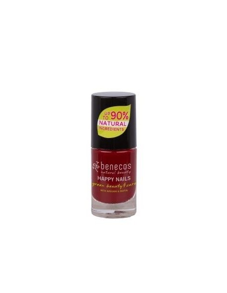 Laca De Uñas Cherry Red 5 Mililitros Vegano Benecos