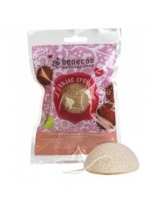 Esponja Konjac Arcilla Roja Pieles Delicadas Vegan Benecos