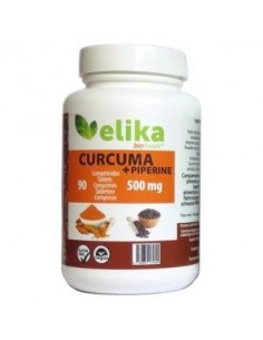 Curcuma+Piperina 120 Comprimidos Elikafoods