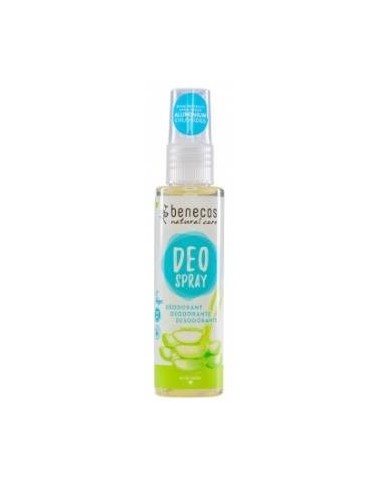Desodorante Aloe Vera Pulverizador 75 Mililitros Vegano Benecos